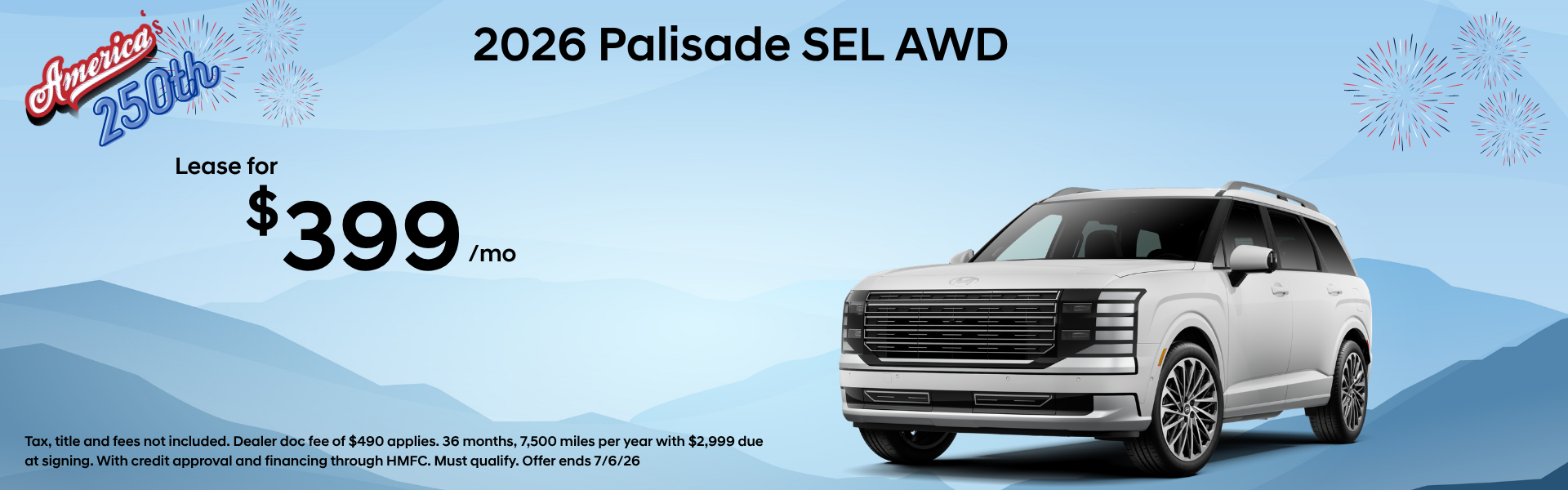 2026 Hyundai Palisade Offers