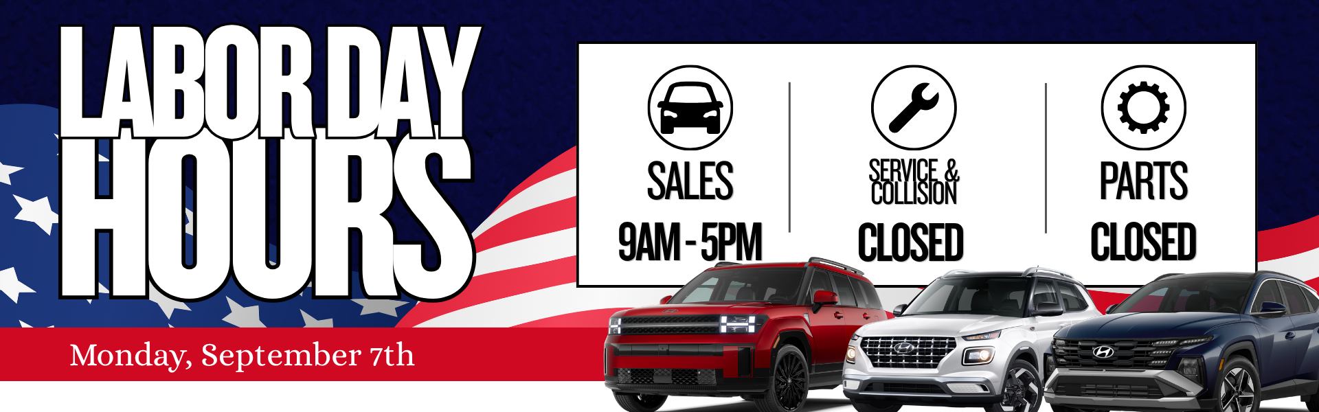 Labor Day Hours