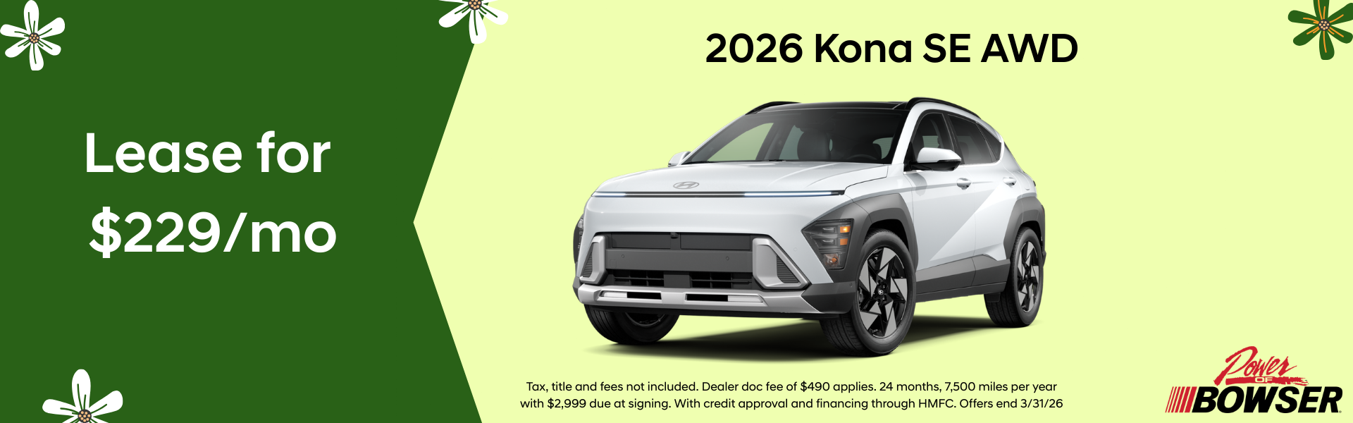 2026 Hyundai Kona SE AWD