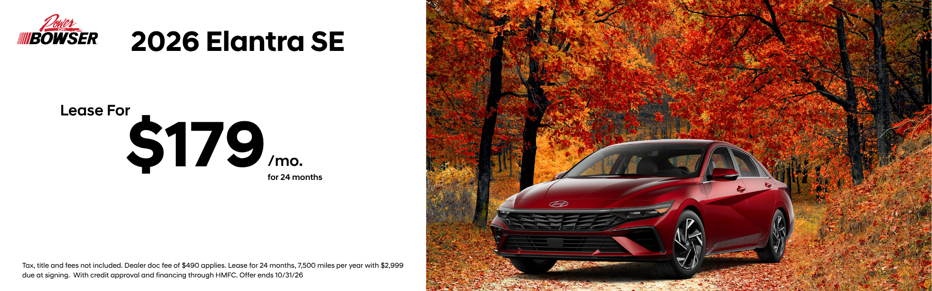 2026 Hyundai Elantra Offer